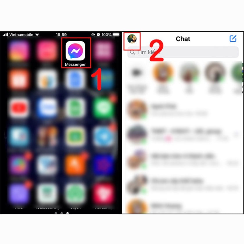 Cách đăng xuất Messenger trên iPhone, iPad 