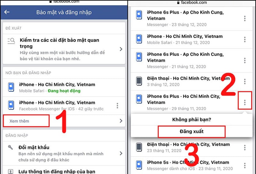 Cách đăng xuất Messenger trên iPhone, iPad 