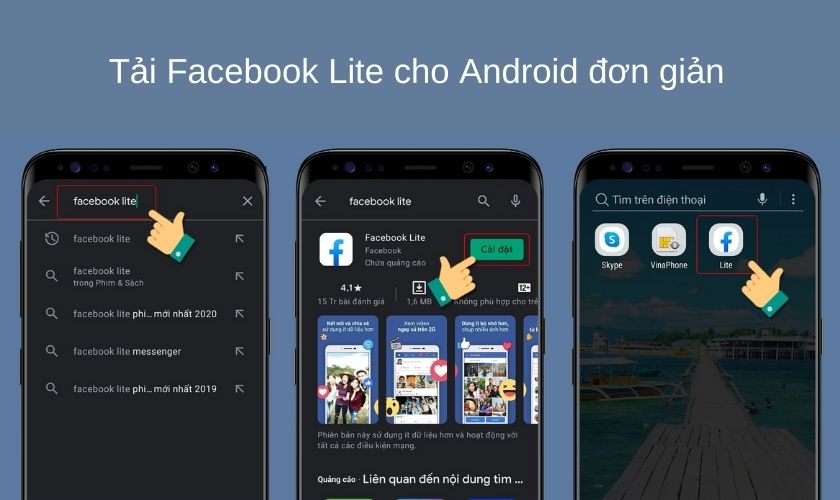 Tải Facebook Lite apk cho Android