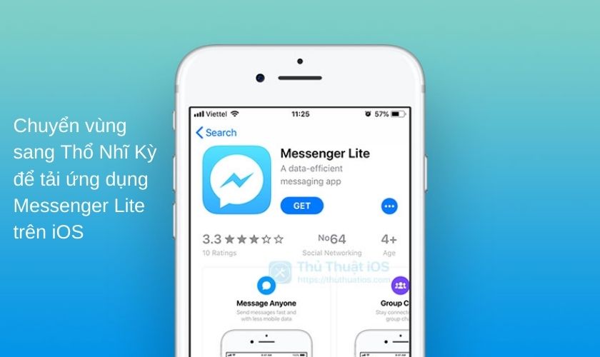 Tải Messenger Lite iOS về cho iPhone, iPad