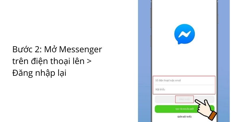 Cách khóa tài khoản Messenger tạm thời