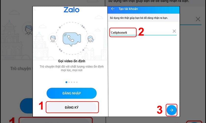 Những cách đăng nhập Zalo trên điện thoại