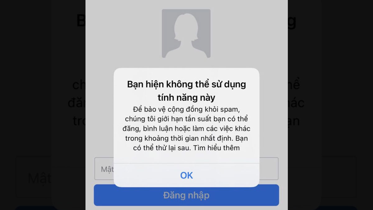 Lý do tài khoản Facebook bị khóa